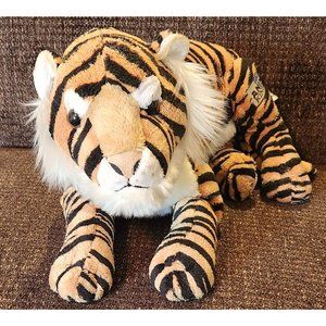 Disneyland Walt Disney World Animal Kingdom Tiger Laying Clean Plush Stuffed EUC
